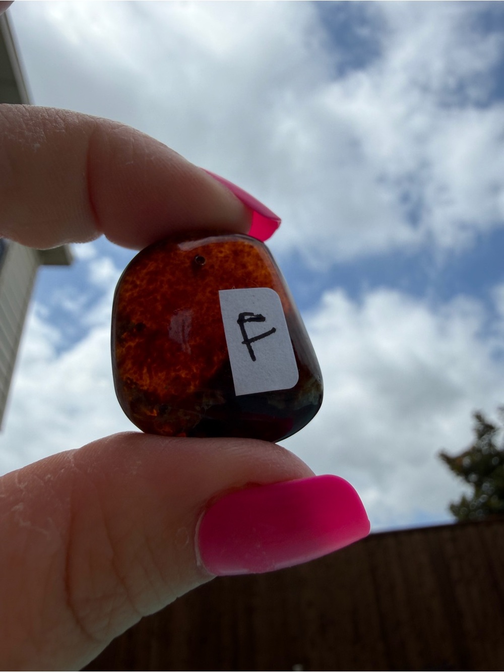 Amber bead/pendant F - Picture 2 of 8